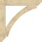 Ekena Millwork Thorton Slat Rough Sawn Bracket, Douglas Fir, 6"W x 48"D x 48"H BKT06X48X48THR06RDF - alternate 4